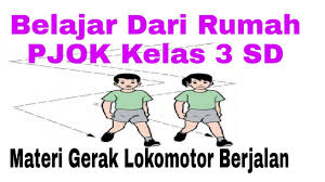 Pembelajaran Daring Pjok Kelas 3 Gerak Lokomotor Berjalan Tema 1 Kd 3 1 4 1 Belajar Dari Rumah Youtube