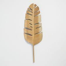 3d Wall Art Literally Adds Dimension To Your Space Metal Leaves Modern Wall Decor Gold Wall Decor