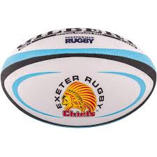 Home to the 2020 gallagher premiership & heineken champions cup winners www.exeterchiefs.co.uk/shop/all. Balls Sports Outdoors White Blue Black Exeter Chiefs Official Replica Rugby Ball