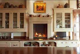 Fireplaces are used for the relaxing ambiance they create and for heating a room. Real Estate Listings Kitchen Fireplace Kitchen Inspirations Kitchen With Fireplace