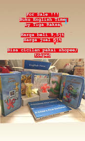 Untuk mempermudah pengguna, jd.id juga menambahkan aplikasi jual beli online yang bisa kamu dapatkan untuk platform android dan ios. English Time By Tiga Raksa Buku Alat Tulis Buku Anak Anak Di Carousell