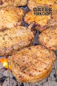 Grilled Greek Pork Chops With Olive Oil Lemon Juice Worcestershire Sauce Dried Oregano Boneless Pork Chop Recipes Pork Loin Chops Recipes Pork Rib Recipes