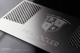 Custom metal cards with durable black gloss finish. Stainless Steel Business Cards