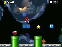 Go over it and you'll get a life. World 1 2 New Super Mario Bros Super Mario Wiki The Mario Encyclopedia