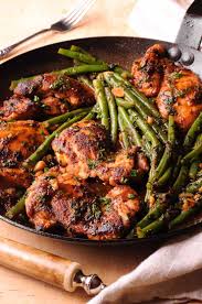 Prepare an outdoor grill for medium heat. Lemon Garlic Chicken With Green Beans What S In The Pan