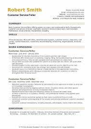 Share this page tweet this page link this page. Customer Service Teller Resume Samples Qwikresume