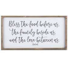 Bless The Food Wood Wall Decor Hobby Lobby 1465608 Wood Wall Decor Bless The Food Dining Room Wall Decor
