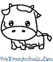 In this free art lesson, you'll learn how to draw a cartoon cow. How To Draw A Baby Cow