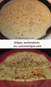 Crepes Multicolores Pour Enfants Recette Crepes Multicolores Alimentation Recette