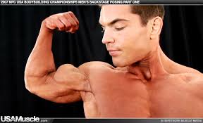 2007 NPC USA Bodybuilding Championships Men's Backstage Posing Part 1