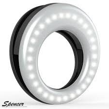 Spencer Light Up Your Face Selfie Ring Led Light Camera Photography Fill In Lighting Clip On Iphone Ipad Samsung Cell Phones Walmart Com Walmart Com