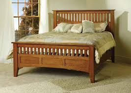 Define your home office with this exquisite mission style desk, or enjoy all the function and support it. Mission Antique Bed Tr1001 In Bedroom Amish Furniture