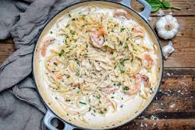 Feb 04, 2020 · easy, cheesy, creamy sausage pasta with savory mushrooms, tender penne noodles, and spicy italian sausage, all in a light yet rich creamy garlic and parmesan sauce. Creamy Shrimp Alfredo Pasta Tasty Kitchen A Happy Recipe Community