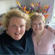 My mom Ginger is coming to see my standup for the first time in two years.  She'll be at all four Atlanta shows this weekend. 😃🎉 #IHaveNever