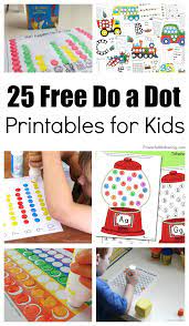25 Free Do A Dot Printables For Kids Printable Activities For Kids Dot Marker Activities Dot Printables For Kids