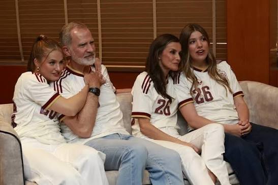 La Familia Real española acompaña a La Roja en la final del Mundial 2026  #mundial #españa #familiareal #final #reyes