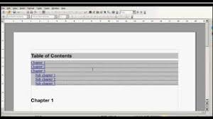 Oh, i had a problem like that to :d! How To Remove Dotted Line In Open Office Table Of Contents Youtube