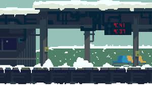 Artstation Train Station Pixel Art Dylan Warbrick