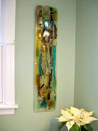 Fused Glass Abstract Wall Panel Glass Wall Art Panels Fused Glass Wall Art Glass Wall Art