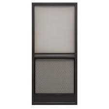 The classic wooden door frame with a screen insert is likely still the most popular. Screen Doors Door Hardware Security Storm Doors At Ace Hardware