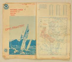 Details About Potomac River Virginia Maryland Vintage Map Us National Survey Nautical Chart