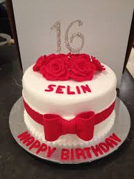 You will receive:a cake with your chosen amount of tiers pink and gold glitter candlesplease note that contents may vary from time to time depending on stock availability. Red Rose 16th Birthday Cake Rose Cake Birthday 16th Birthday Cake Red Rose Cake