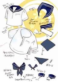 セーラー服 構造 の画像検索結果 セーラー服 イラスト セーラ 服 服 描き方
