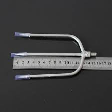 The 3 prongs are antler and are secured with gut hafting. 3 4 5 Tine Prong Spearhead Fishing Fork Harpoon Tip With Barbs Diving Bargain Bait Box