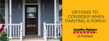 Deck railing height should be a minimum of 36 inches; Front Porch Painting In Portland Oregon Portland