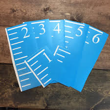 Reusable Growth Chart Ruler Stencils For Diy Crafts