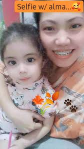 Enjoying moments w/alma...