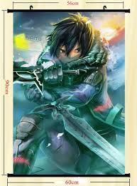 Sword Art Online 2 Anime Art Silk Wall Scroll Poster 24x36 Asuna Kirito Sao 011 Art Art Posters Blue dog posters and prints newtown, sydney australia.
