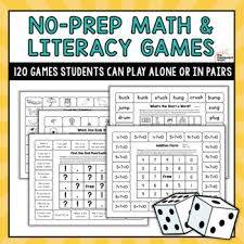 Check spelling or type a new query. 120 Print Play Math And Literacy Games For K 2 By The Measured Mom