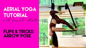 See more ideas about aerial yoga poses, aerial yoga, yoga poses. Aerial Yoga Lesson Arrow Pose Tutorial Flips Tricks Class Camiyogair Youtube