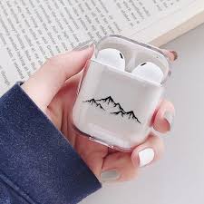 Mountains Airpod Case Clear Airpods Pro Cute Airpod Case With Keychain Protective Nature Apple Airpods Cover Shock Proof 13 In 2020 Airpod Case Apple Cases Apple Phone Case