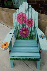 Our outdoor benches are perfect for a home or public setting alike. Painted Chair Adirondack Chairs Painted Painted Outdoor Furniture Painted Benches