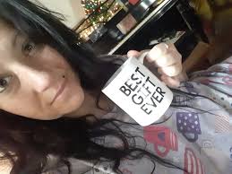 Starting mornings with Hillcrest mug and porch view