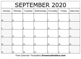 With its help, you can target various projects, assignments, meetings, and many such elements. Printable Blank September 2020 Calendar On We Heart It
