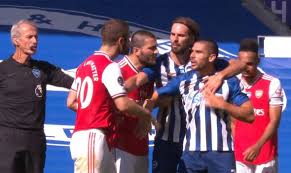 Born 14 april 1999) is a french professional footballer who plays as a midfielder for bundesliga club hertha bsc, on loan from premier league club arsenal. Neal Maupay In Heated Clash With Matteo Guendouzi At The End Of Brighton Vs Arsenal Football Sport Express Co Uk