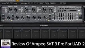 Moderate size, significant power and genuine ampeg round sound… everything a serious bassist needs. Review Of Ampeg Svt 3 Pro By Brainworx For Uad 2 Youtube