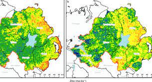 1 Total Xrf Shallow Soil Concentration Maps For A Iodine And B Download Scientific Diagram