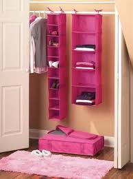 Skip the bulky wooden hangers and create as much room as possible with thin felt hangers. College Closet Set Pink Dorm Room Organizer College Closet Space Saver Dorm Closet Organizer Dorm Room Needs College Dorm Stuff