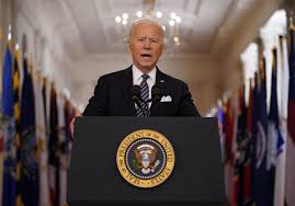 President trump addressed the nation after iran launched missiles at two military bases housing u.s. In 1st Prime Time Address Biden Tells Nation All Adults Will Be Eligible For Vaccines By May 1 Pittsburgh Post Gazette
