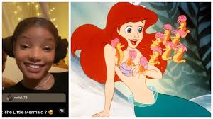 Actress and singer halle bailey will be starring as ariel. Disney S Live Action Little Mermaid Star Halle Bailey Speaks Out About Film Production Inside The Magic