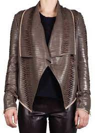 La Fee Verte Mischa Leather Jacket In Taupe Camilla Dress Leather Jacket Swank Boutique
