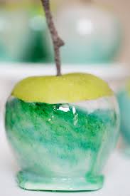 Place on a plate to cool. How To Marble Candy Apples Sugar And Charm