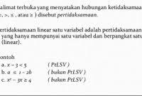 Contoh teks prosedur sederhana kompleks dan protokol. Contoh Soal Cerita Pertidaksamaan Linear Satu Variabel Dan Penyelesaiannya