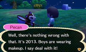 New leaf provides a number of opportunities that you can take advantage of in order to customize your character's appearance. Crossdressing And Gender Expression In Animal Crossing New Leaf Lgbtq Video Game Archive