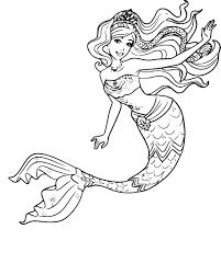While your child is busy by coloring drawings you can do your errands. Mermaid Coloring Book For Kids Worksheet Free On Computer Pdf Pages Covid 45forthe45th