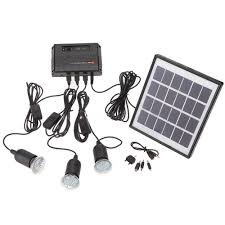Outdoor Solar Power Panel Led Light Lamp Usb Charger Home System Kit Garden Path Ic Survival